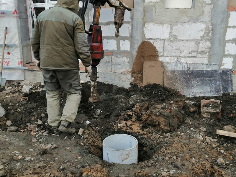 Бетонирование фундаментов под «Дымовые трубы и Газовую котельную» СМР «ТЭПМК», 2021