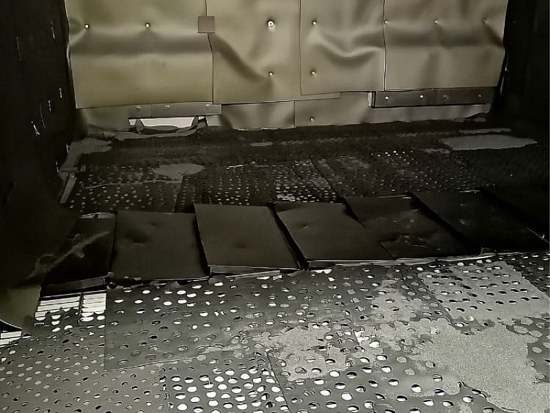 Общий вид камеры дробемётной установки