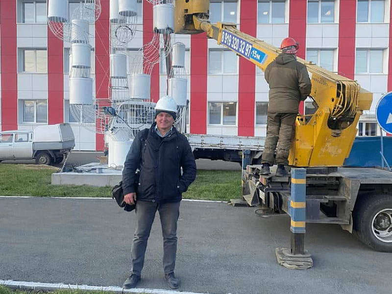 Монтаж металлоконструкий инсталляции